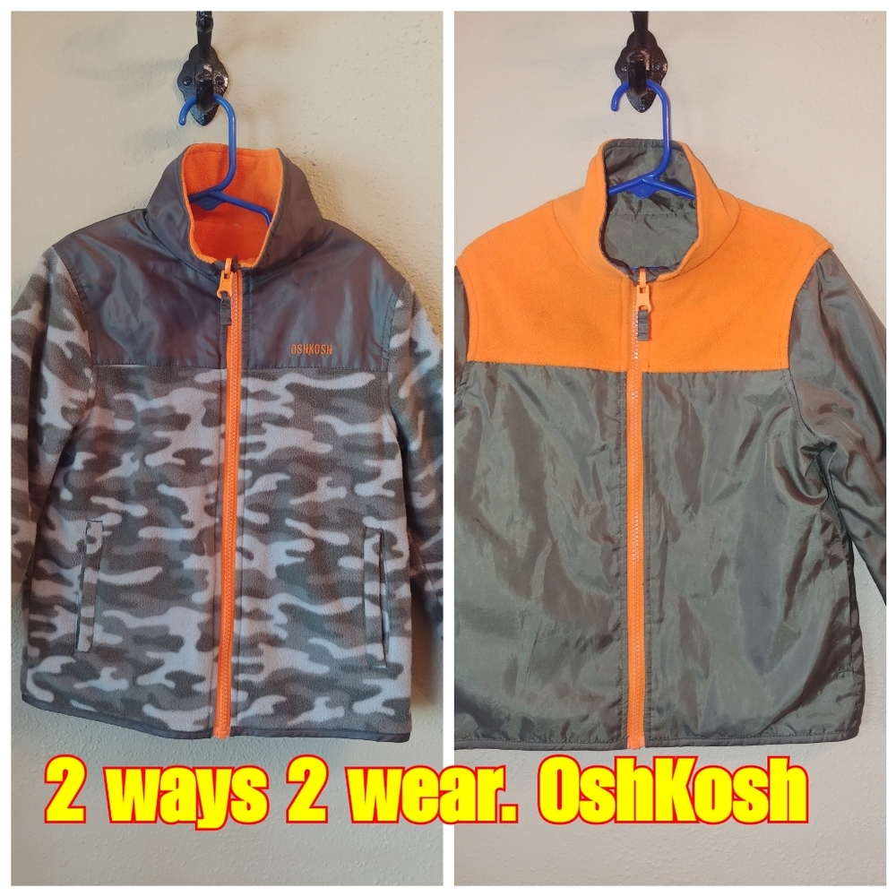 OshKosh full zip reversible jacket.